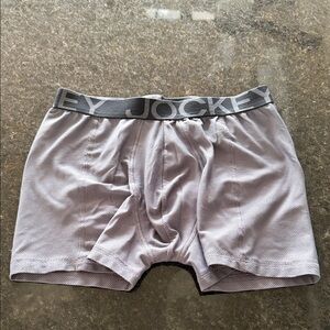 Jockey Men's Black and Gray Boxer Briefs